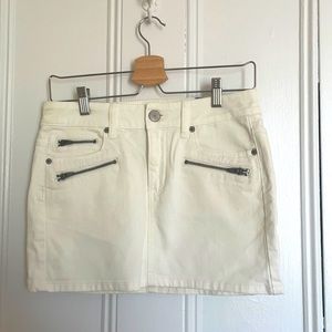⭐️ American Eagle 🇺🇸 White Denim Skirt